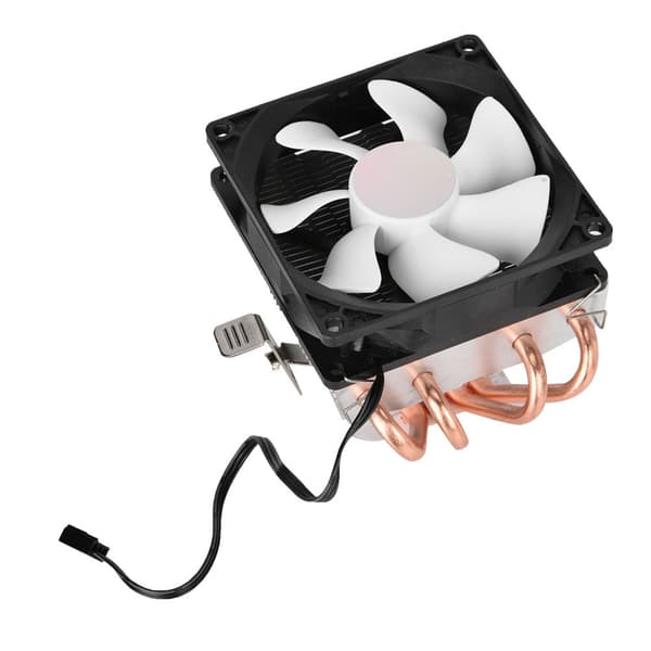 4 Kobberrør 3PIN Hydraulisk Køling Enkelt Ventilator CPU Radiator til Intel/AMD Varmeafleder