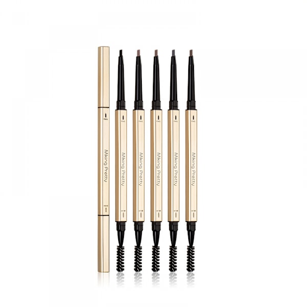 Precision Brow Pencil Ultra Fine Long Lasting Dual-use Eyebrow Pencil, Gray