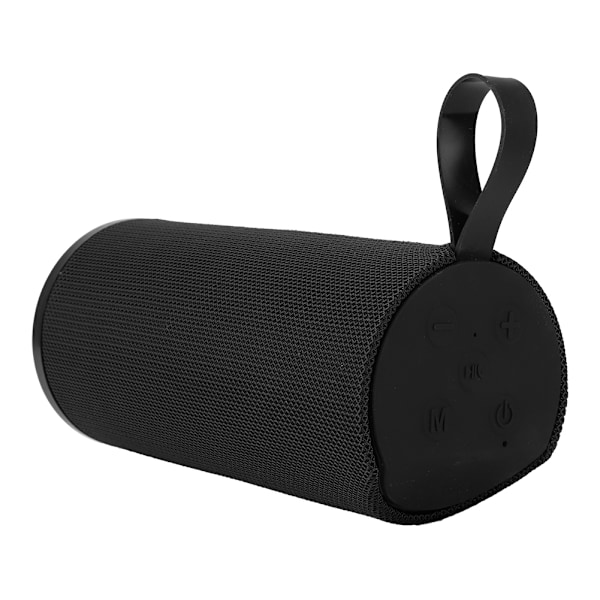 Bärbar utomhus Bluetooth-högtalare med flera funktioner (svart)