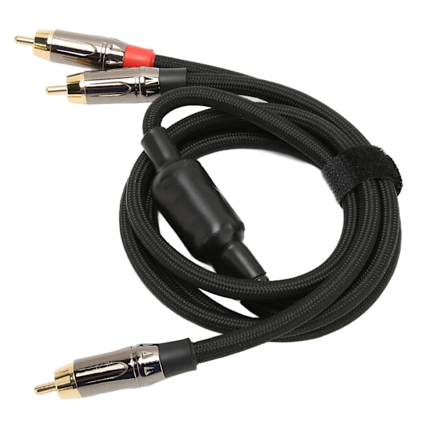 RCA 1-2 Y-kaapeli 24K kullatut liittimet häviötön RCA-uros - 2x RCA-uros stereoääni Y-sovitin subwoofer-kaapeli