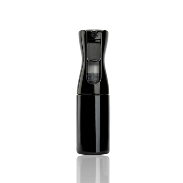 Hårsprayflaske, Aerosol Fintåke Krøllete hårsprayflaske for temming av hår om morgenen, rengjøring-200 ml (svart)