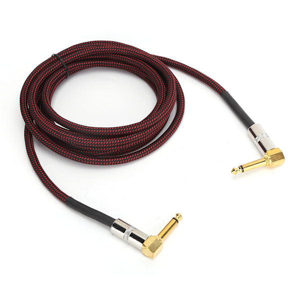 JORINDO Gitarrljudkabel 6,35 mm förstärkarkabel 1/4 tum instrumentanslutningskabel 3 m / 9,8 fot JD6214