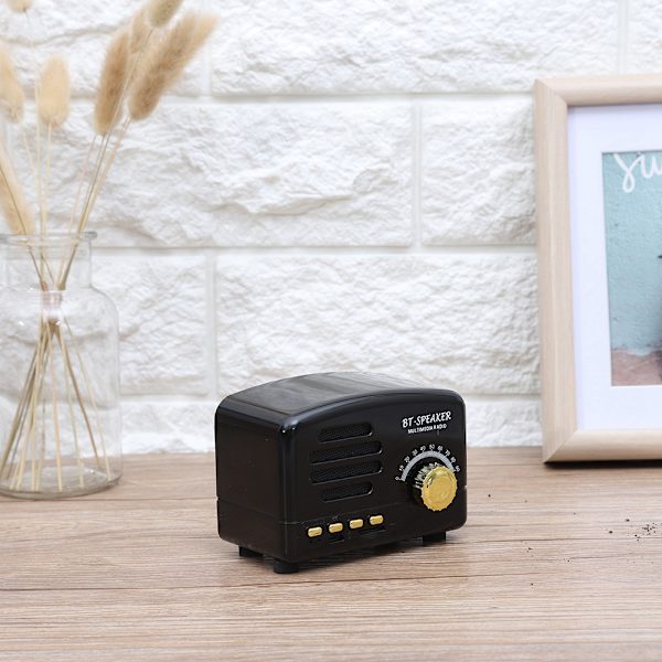 FT-BT01 Mini Bluetooth-högtalare USB-laddning Bärbar utomhushögtalare (Svart)