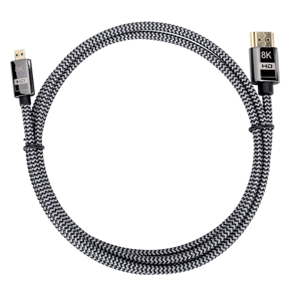 Micro-kabel konvertering HDMI til HDMI HD-video flettet net computerforbindelsestilbehør 1 meter