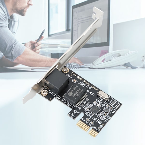 RIL8111G Master Chip Desktop Computer PCI-E Gigabit Netværkskort til XP / WIN7 / WIN8 / WIN8.1 / WIN10