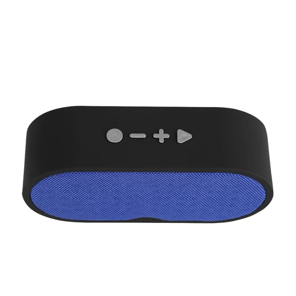 Mini bærbar Bluetooth-høyttaler Stereo Subwoofer Music Player Canvas Mesh Surface Blå