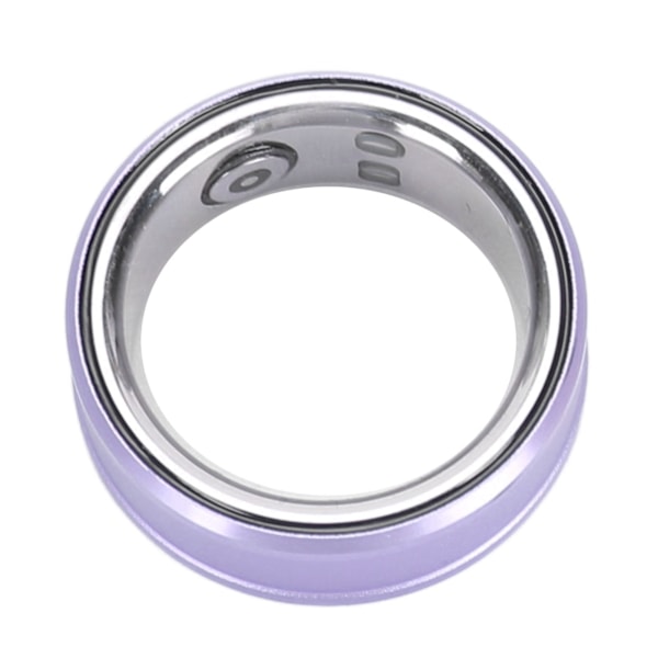 Smart Ring IP68 Vanntett Helse Tracker Søvnmonitor Bluetooth Fitness Ring for Temperatur Stegtelling Lilla 20