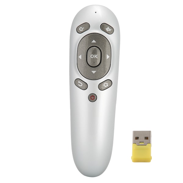 PR‑07 Multifunktionell 6D Mus Trådlös Fjärrkontroll Presentatör Utrustning USB-gränssnitt