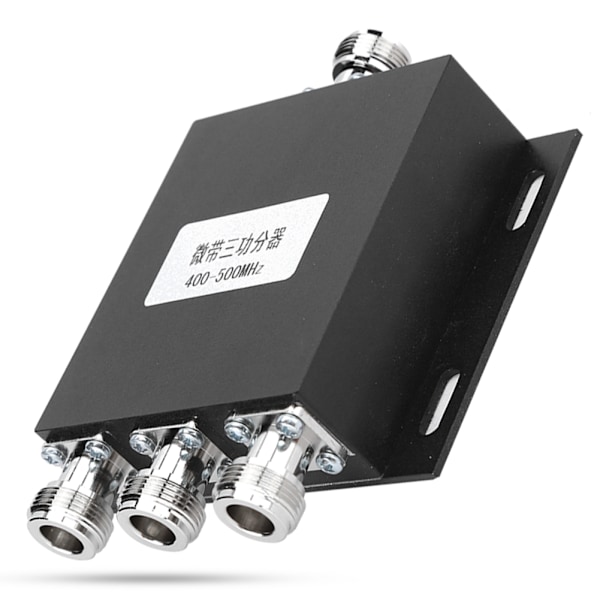 3 i 1 Power Divider Aluminiumlegering 400-470MHz Frekvens 50W Används för Intercom System