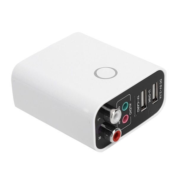 Bluetooth-adapter Bluetooth 5.0-modtager-sender 3,5 mm til trådløs AUX-lyd 110-240V Standard EU-stik