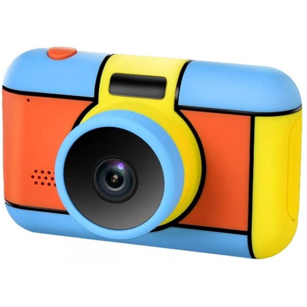 Barnekamera Mini kompaktkameraer med 2,4" skjerm videokameraopptaker Digitale kreative gaver til barn Gave til 3-10 år - Gammel gutt Jente Blå