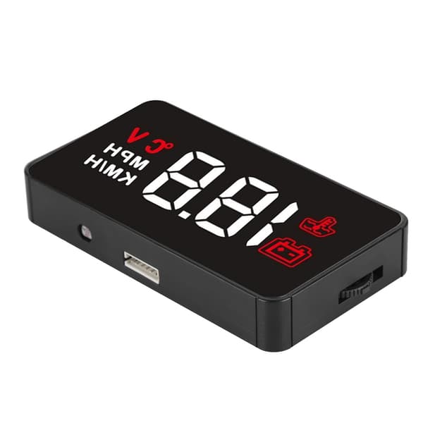 12V Bil HUD Head Up Display Egnet til OBD og GPS Dual System Bil Display