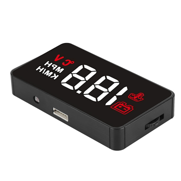 12V Bil HUD Head Up Display Passer for OBD og GPS Dual System Bil Display