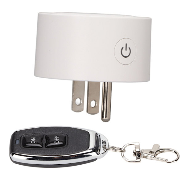 Trådløs fjernkontrollplugg 433MHz Smart Plug Fjernkontroll for elektriske apparater Utstyr 100‑240V