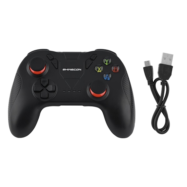 SHINECON Bluetooth-peliohjain Langaton peliohjain Joystick iOS- ja Android-puhelimille ja PC:lle