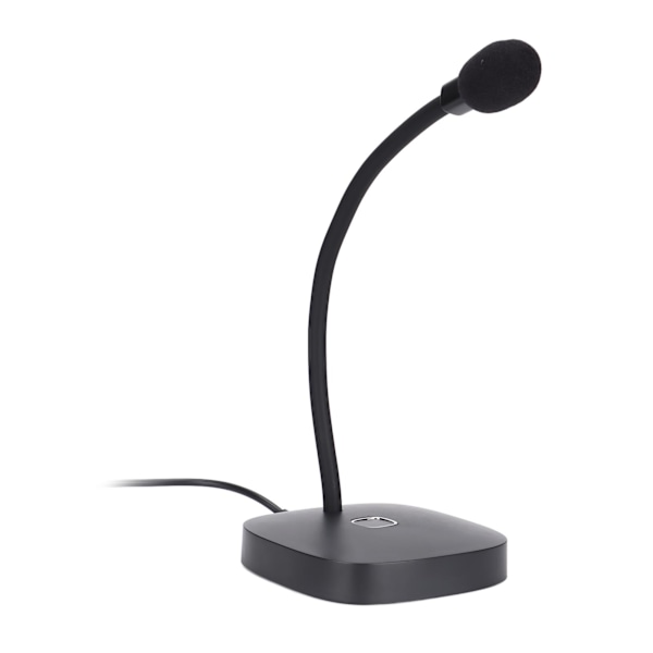 USB-mikrofon - Enkel stil - Omnidirektionel - 360° justerbar - Computerudstyr til Win XP - til Win 7 - til OS X - Sort