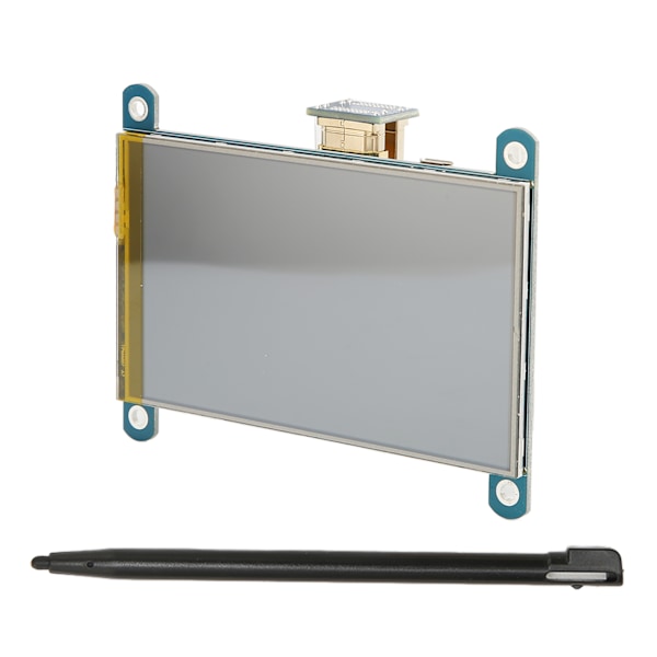 4in HD Multimedia Interface LCD IPS-skærm 800x480 opløsning resistiv touchskærm med stylus til Raspberry Pi