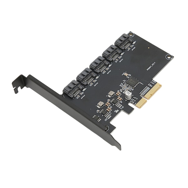 PCIE til 5 SATA-udvidelseskort 6 Gbps overførselshastighed Plug and Play 5-port SATA3.0-udvidelseskort til Windows til stationær pc