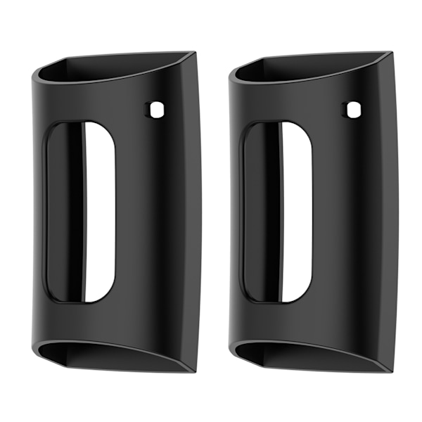 2 st Smart Armband Fodral Silikon Skyddande Skal Cover för Fitbit Charge 3 (Svart)