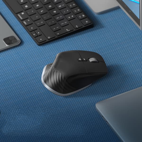 Bluetooth trådlös mus, 4 justerbar DPI laddningsbar Bluetooth-mus, (USB) programmerbar ergonomisk