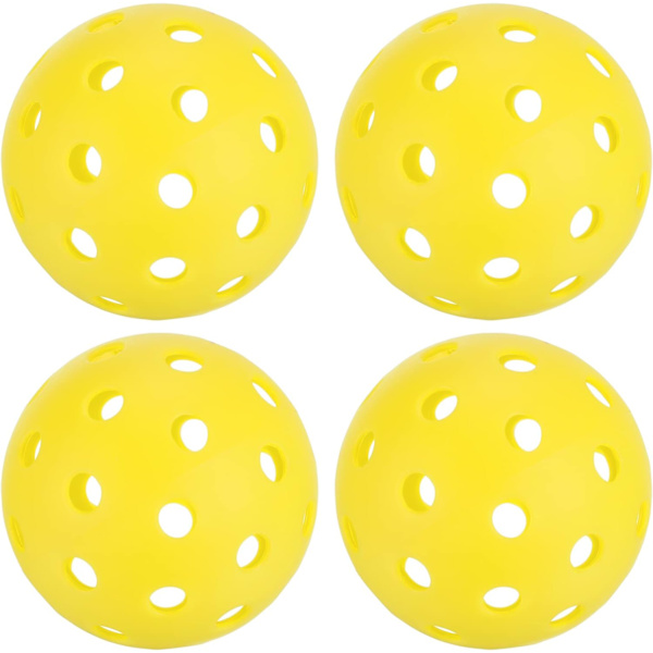 Pickleballbollar för utomhusbruk 40 hål Pickleball USA Pickleball Approved (USAPA), Pickleballbollar för inomhus- och utomhussporter