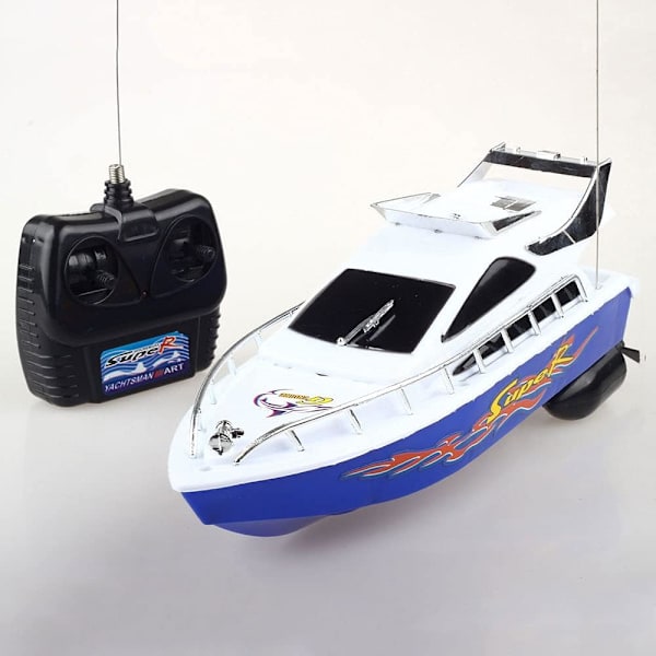 2,4 GHz RC Racingbåt Fjärrkontroll Speedbåt för Hobbyer Spelare Vuxen Kraftfull Dubbelmotor Hög Hastighet Vattenfarkost Pojke Hovercraft Modell Leksak Gåvor