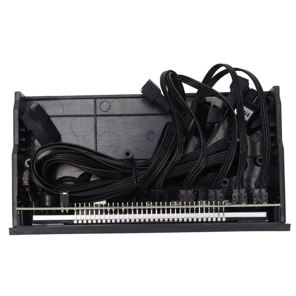 Vifte Controller PC Intelligent Deteksjon Automatisk Alarm 5 Vifter Kontroll Lav Støy LCD Vifte Controller Kjøling for PC