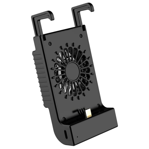 Bærbar ladestasjon med kjølevifte og støtte for Switch OLED og Switch Lite