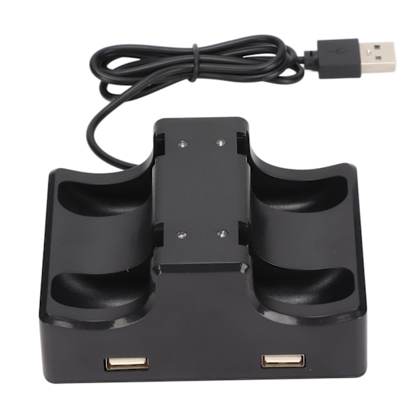 for Switch Joycon ladestasjon 4 i 1 ladestasjon for Joycon med LED-indikator