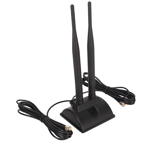 Dobbelt WiFi-antenne 2,4 GHz 5 GHz 5,8 GHz 6DBI høj forstærkning justerbar vinkel magnetisk base RP SMA han-antenne til router