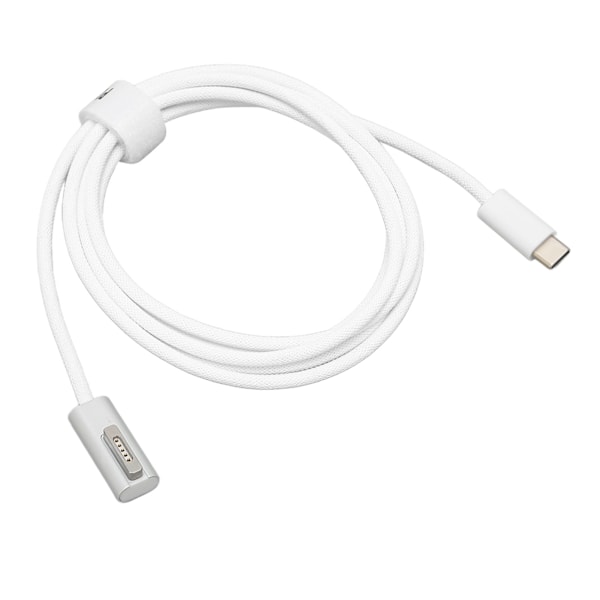 Typ C till Magsafe-kabel 1,7 m vävtråd Typ C till Magsafe 1/2 adapter PD 100W laddningskabel för OS bärbar dator Typ C till Magsafe 2 T-huvud