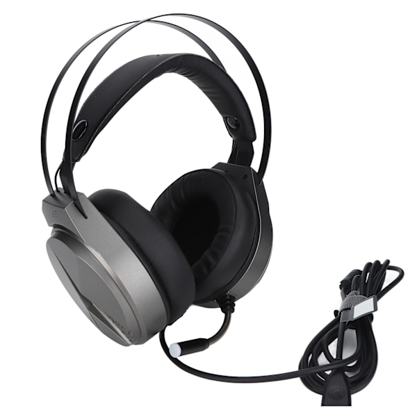 TAIDU-pelikuulokkeet 7.1 Surround Sound Noise Cancelling Wired Over Ear -kuulokkeet RGB-valolla PS5-kannettavalle tietokoneelle