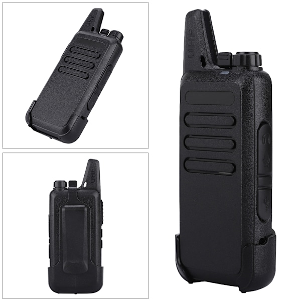 Zastone X6 Kannettava walkie talkie UHF 400-470MHZ Walkie Talkie Lapset Ham Radio(EU100-240V)