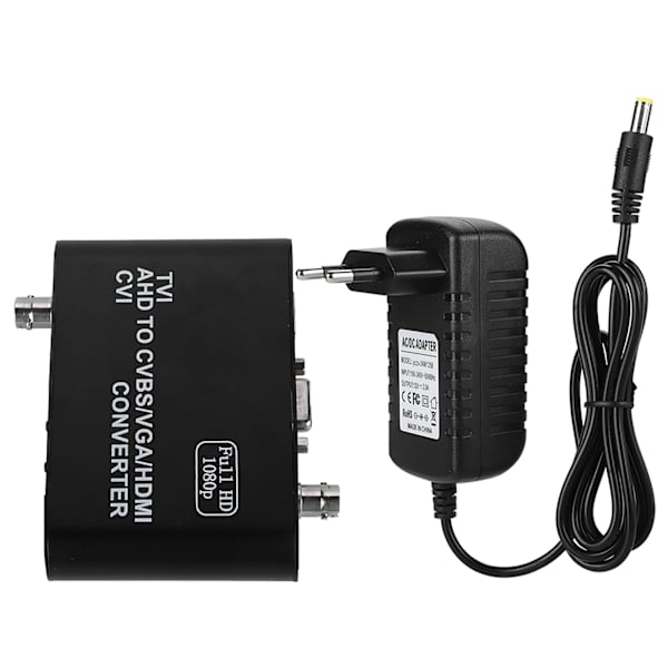 720P inngang/utgang AHD til HDMI-omformer 500m AHD-signal AHD TVI CVI til HDMI-omformer -