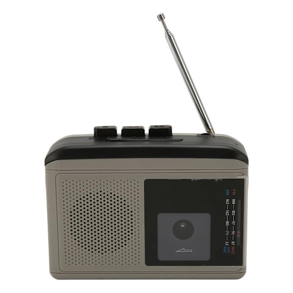 Bærbar kassettspiller Multifunksjon Klar lyd AM FM Radio Kassettspiller for hjemmet Fritid
