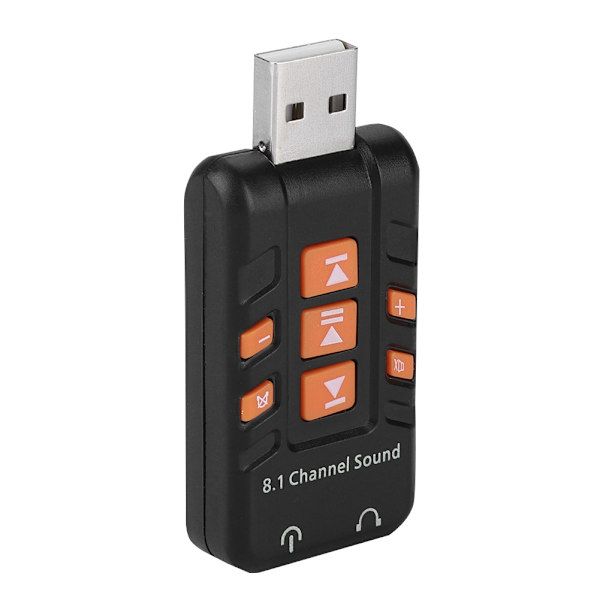 USB Ekstern stasjonsfri 8.1-kanals 3D lydkort adapter for WIN/MS stasjonær datamaskin PC