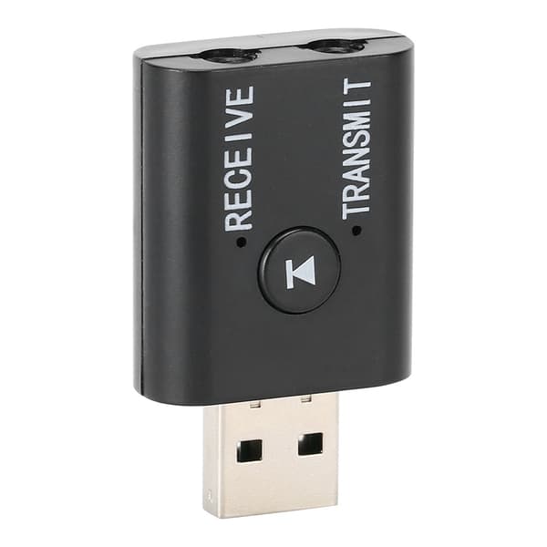 Bil USB Bluetooth 5.0 Mottaker Sender 2 I 1 TV Datamaskin Høytaler Lydadapter