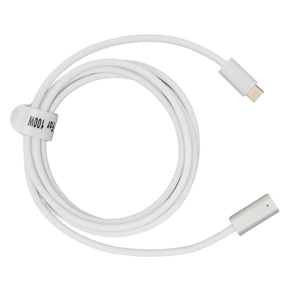 Typ C till Magsafe-kabel 1,7 m vävtråd Typ C till Magsafe 1/2 adapter PD 100W laddningskabel för OS bärbar dator Typ C till Magsafe 1 L-huvud