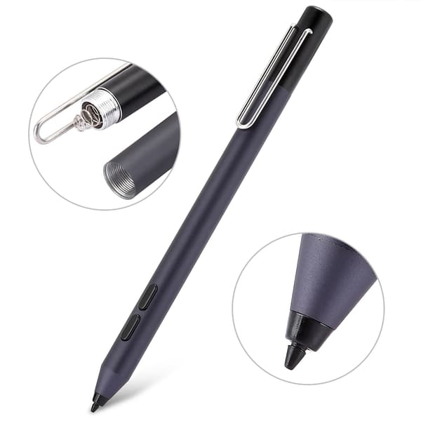 Tablet Smart Stylus Universal Pen Passer for Microsoft Surface Pro 3 4 5 G Book Go Mørkeblå