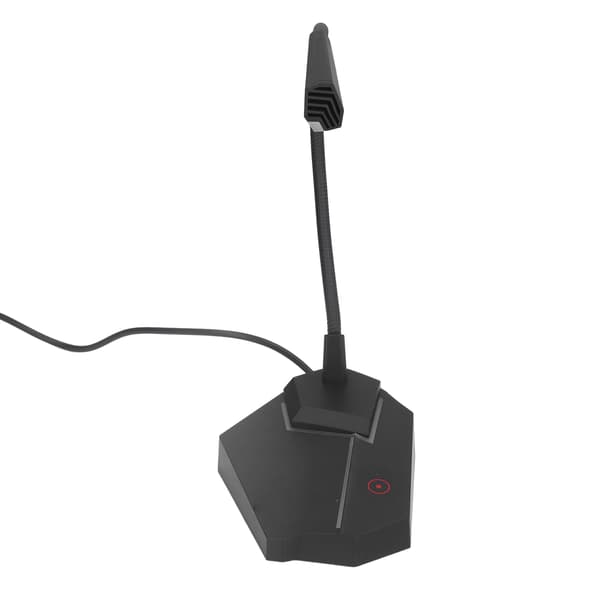 USB Computer Mikrofon Justerbar G25 Kablet Touch Knap Desktop Svanehals Mikrofon til Møde Gaming Streaming