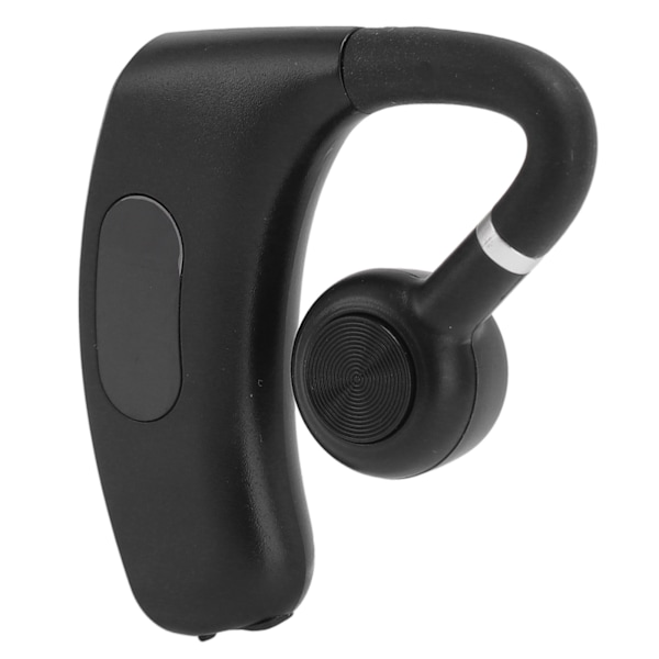 Enkel öra Bluetooth-headset BT 5.4 brusreducering lång standbytid 180 graders trådlös öronmussla med digital display svart