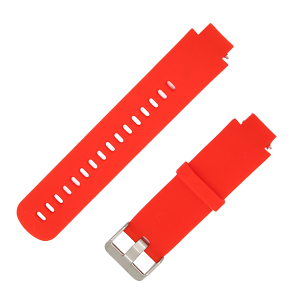 Smartwatch udskiftningsrem silikone urrem enkelt farve til Amazfit Verge 3Rød