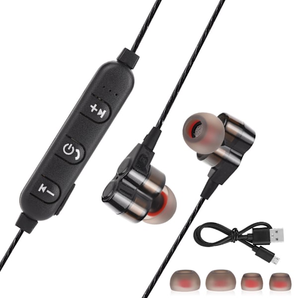 1 Pari Muodikkaita Langattomia Urheilukuulokkeita Bluetooth-Kuulokkeita Juoksuun Kuntoiluun
