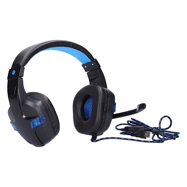 SY860MV Gaming Headset - Kablet Gaming Hovedtelefon med Mikrofon til PS4 Controller