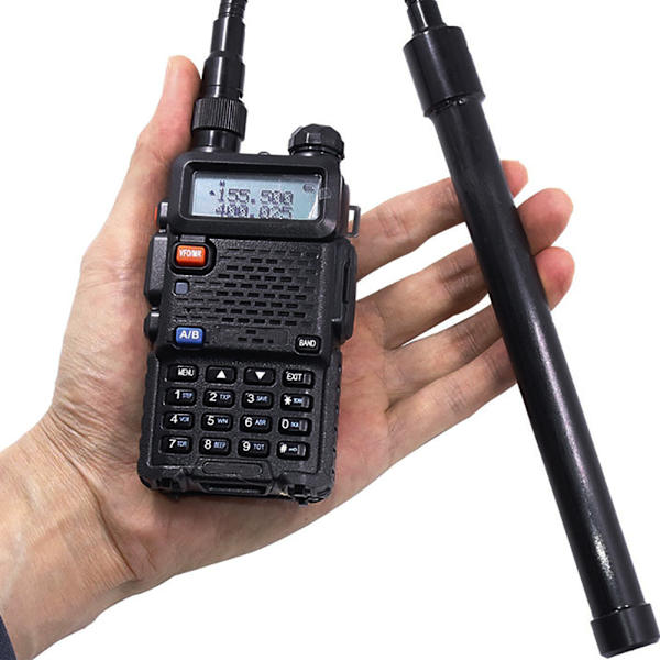 AT33 Taktische Schwanenhalsantenne SMA-Kopf faltbar Taktische Handfunkantenne Zwei-Wege-Funkantenne
