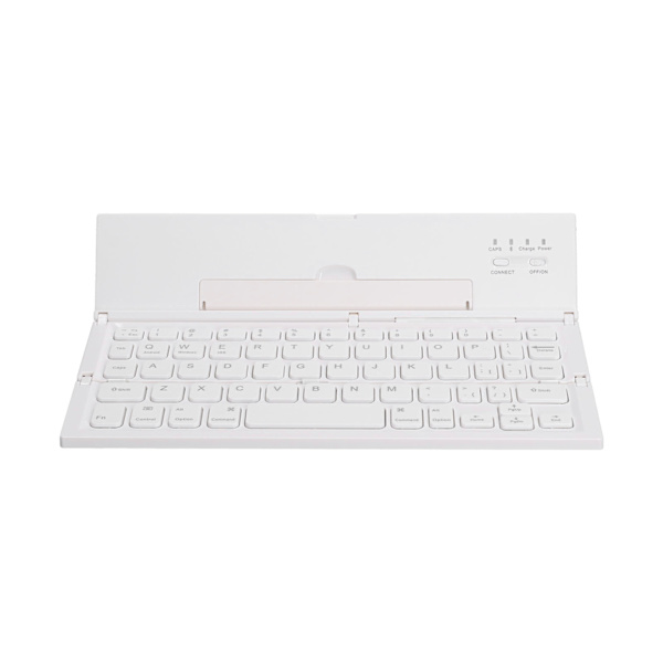 Bærbar tastatur, sammenleggbart, oppladbart, ultratynnt, robust, holdbart, komfortabelt, sammenleggbart tastatur for studier, reiser