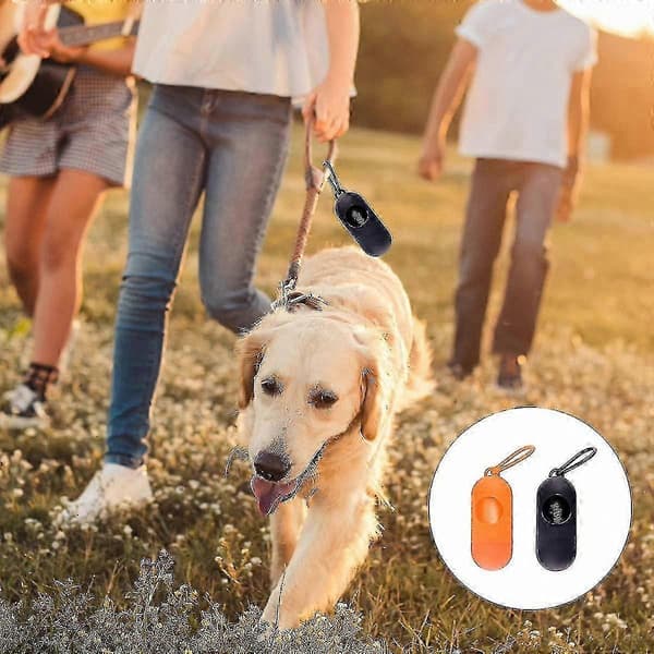 Sort & Orange hundeposeholdere, 2-pak til nemme gåture