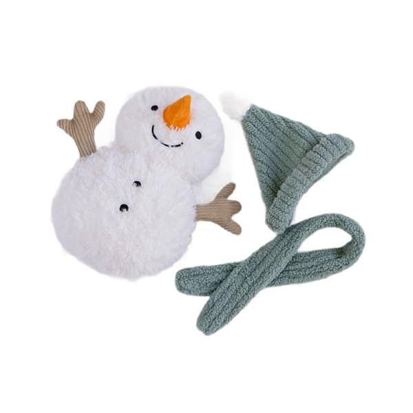 Snemand Sammy Hat Plyslegetøj 30cm Ny