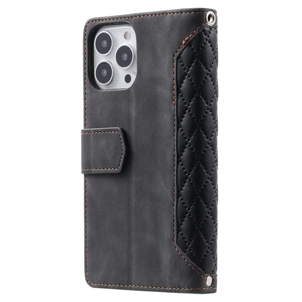iPhone 15 Pro Pungtaske Vatteret Sort