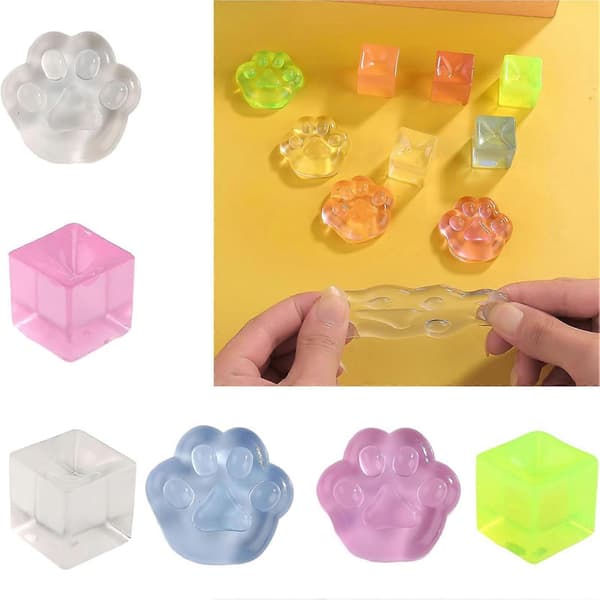 Angstdempende leketøy - for barn - med 5 stk Clear 5pcs B